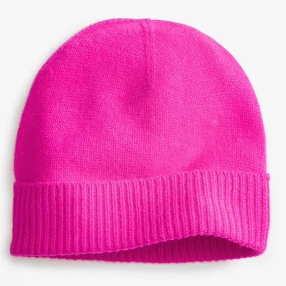 Charter Club Accessories - NWT Charter Club 100% Cashmere Pink Flame Beanie Hat Gift Stocking Stuffer